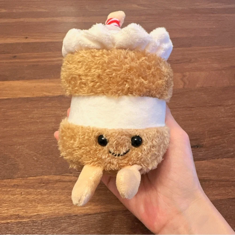 Strawberry Cake Plush Keychain Kawaii Dessert Bag Charm Cute Gift New